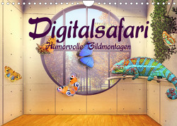 Digitalsafari – humorvolle Bildmontagen (Wandkalender 2023 DIN A4 quer) von Brunner-Klaus,  Liselotte