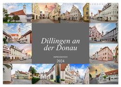 Dillingen an der Donau Impressionen (Wandkalender 2024 DIN A3 quer), CALVENDO Monatskalender von Meutzner,  Dirk