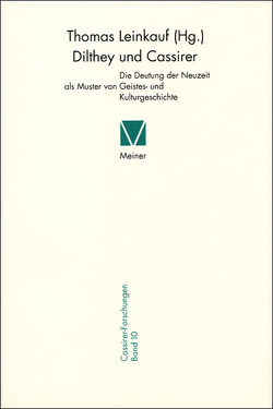 Dilthey und Cassirer von Leinkauf,  Thomas