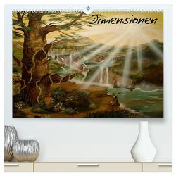 Dimensionen (hochwertiger Premium Wandkalender 2024 DIN A2 quer), Kunstdruck in Hochglanz von Krakowski,  Conny