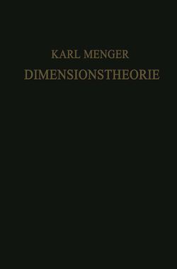 Dimensionstheorie von Menger,  Karl