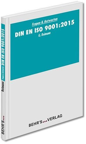 DIN EN ISO 9001:2015 von Reimann,  Dr. Grit