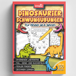 Dinosaurier Schwungübungen ab 4 Jahren von David,  Ludwig