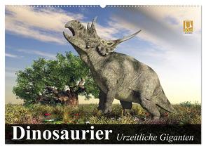 Dinosaurier. Urzeitliche Giganten (Wandkalender 2024 DIN A2 quer), CALVENDO Monatskalender von Stanzer,  Elisabeth
