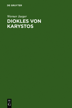 Diokles von Karystos von Jaeger,  Werner