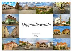 Dippoldiswalde Impressionen (Wandkalender 2024 DIN A3 quer), CALVENDO Monatskalender von Meutzner,  Dirk