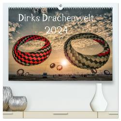 Dirks Drachenwelt (hochwertiger Premium Wandkalender 2024 DIN A2 quer), Kunstdruck in Hochglanz von Bartschat,  Dirk