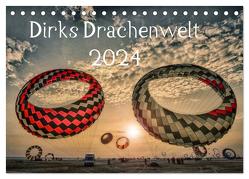 Dirks Drachenwelt (Tischkalender 2024 DIN A5 quer), CALVENDO Monatskalender von Bartschat,  Dirk