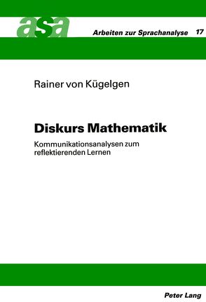 Diskurs Mathematik von von Kügelgen,  Rainer