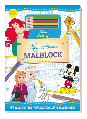 Disney Best of: Mein schönster Malblock von Panini