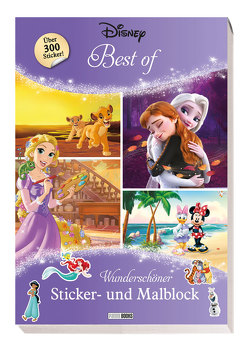 Disney Best of: Wunderschöner Sticker- und Malblock von Panini