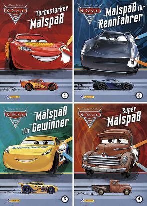 Disney Cars 3: 4er Bundle Malspaß
