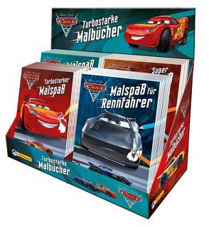 Disney Cars 3: Malbücher Display