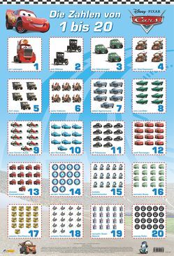 Disney Lernposter: VE 5 Cars – Die Zahlen von 1 bis 20 von Disney Enterprises,  Inc.
