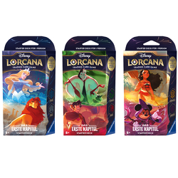 Disney Lorcana Trading Card Game: Das Erste Kapitel – Display mit 12 Starter Decks (Deutsch)
