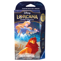Disney Lorcana Trading Card Game: Das Erste Kapitel – Starter Deck Saphir und Stahl (Deutsch)