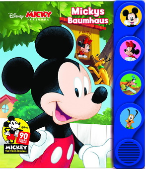 Disney – Micky und Freunde – Mickys Baumhaus – Silhouetten-Soundbuch mit 4 lustigen Geräuschen für Kinder ab 3 Jahren