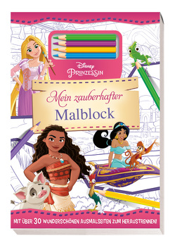 Disney Prinzessin: Mein zauberhafter Malblock von Panini