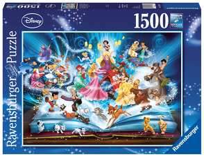 Ravensburger Puzzle 16318 – Disney’s magisches Märchenbuch – 1500 Teile Puzzle für Erwachsene und Kinder ab 14 Jahren, Disney Puzzle