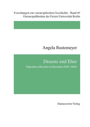 Dissens und Ehre von Rustemeyer,  Angela