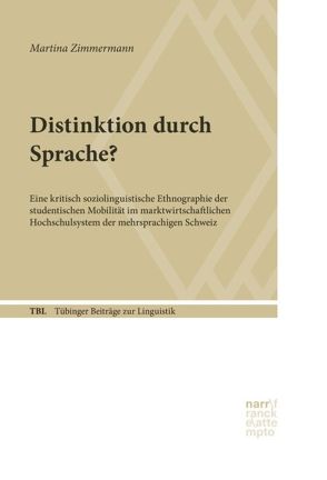 Distinktion durch Sprache? von Zimmermann,  Martina