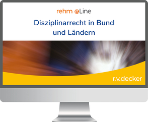 Disziplinarrecht in Bund und Ländern online von Gansen,  Franz Werner