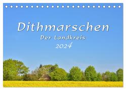 Dithmarschen – Der Landkreis (Tischkalender 2024 DIN A5 quer), CALVENDO Monatskalender von Plett,  Rainer