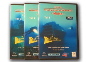 diverhans – Wracktauchen im Mittelmeer – Malta von Heese,  René, Hiersche,  Astrid