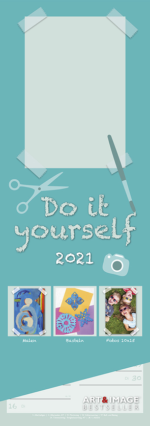 Do-it-yourself 2021 A&I – Bastelkalender – DIY-Kalender – 14,85×42