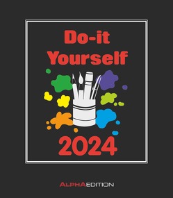 Do-it Yourself schwarz 2024 – Bastelkalender – DIY – 21×24