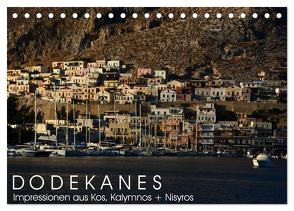 Dodekanes – Impressionen aus Kos, Kalymnos und Nisyros (Tischkalender 2024 DIN A5 quer), CALVENDO Monatskalender von Manz,  Katrin