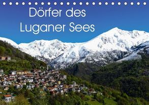 Dörfer des Luganer Sees (Tischkalender 2019 DIN A5 quer) von Hampe,  Gabi