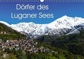 Dörfer des Luganer Sees (Wandkalender 2018 DIN A3 quer) von Hampe,  Gabi