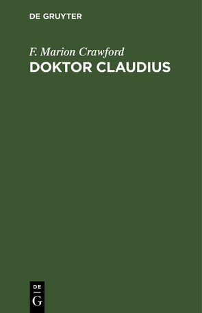 Doktor Claudius von Crawford,  F. Marion, Hoepfner,  Th.