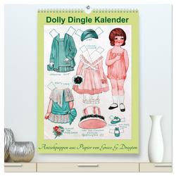 Dolly Dingle Kalender – Anziehpuppen von Grace G. Drayton (hochwertiger Premium Wandkalender 2024 DIN A2 hoch), Kunstdruck in Hochglanz von Erbs,  Karen