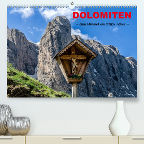 Dolomiten – dem Himmel ein Stück näher (Premium, hochwertiger DIN A2 Wandkalender 2023, Kunstdruck in Hochglanz) von Rothenberger,  Bernd