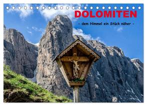 Dolomiten – dem Himmel ein Stück näher (Tischkalender 2024 DIN A5 quer), CALVENDO Monatskalender von Rothenberger,  Bernd