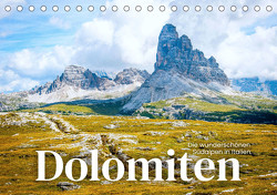 Dolomiten – Die wunderschönen Südalpen in Italien. (Tischkalender 2023 DIN A5 quer) von SF