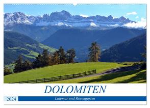 Dolomiten – Latemar und Rosengarten (Wandkalender 2024 DIN A2 quer), CALVENDO Monatskalender von Franz,  Ingrid