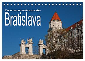 Donaumetropole Bratislava (Tischkalender 2024 DIN A5 quer), CALVENDO Monatskalender von Hallweger,  Christian