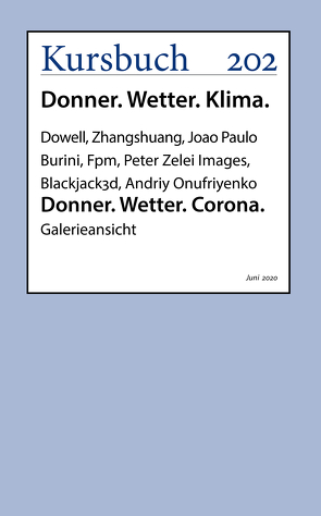 Donner. Wetter. Corona. von (u.a.),  Joao Paulo Burini