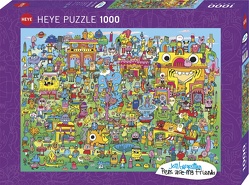 Doodle Village Puzzle von Jon,  Burgerman