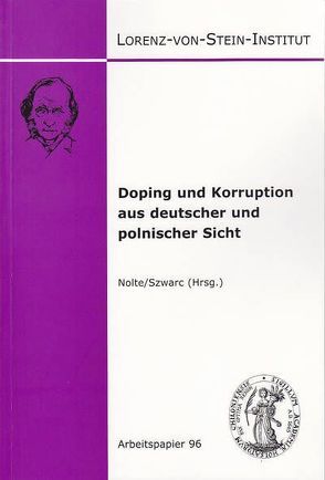 Doping und Korruption aus deutscher und polnischer Sicht von Nolte,  Martin, Szwarc,  Andrzej J.