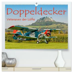 Doppeldecker – Veteranen der Lüfte (hochwertiger Premium Wandkalender 2024 DIN A2 quer), Kunstdruck in Hochglanz von Keller,  Markus