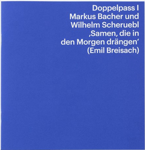 Doppelpass I – Markus Bacher und Wilhelm Scheruebl von Zahner,  Walter