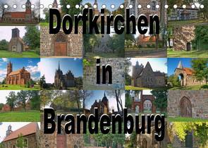 Dorfkirchen in Brandenburg (Tischkalender 2023 DIN A5 quer) von Morgenroth (petmo),  Peter