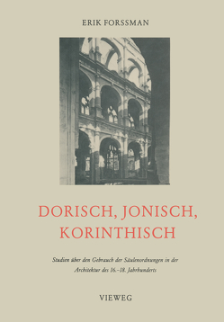 Dorisch, Jonisch, Korinthisch von Forssman,  Erik