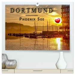 Dortmund Phoenix See (hochwertiger Premium Wandkalender 2024 DIN A2 quer), Kunstdruck in Hochglanz von Roder,  Peter