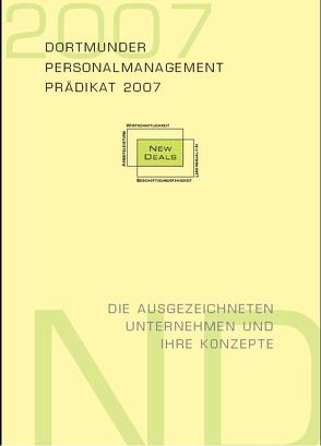 Dortmunder Personalmanagement Prädikat 2007 von Jürgenhake,  Uwe, Senft,  Silke