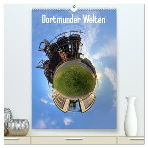 Dortmunder Welten (hochwertiger Premium Wandkalender 2024 DIN A2 hoch), Kunstdruck in Hochglanz von DerMische,  DerMische